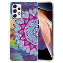 For Samsung Galaxy A33 5G Luminous TPU Protective Phone Case(Half-flower)