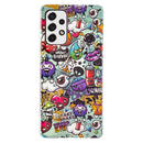 For Samsung Galaxy A33 5G Luminous TPU Protective Phone Case(Graffiti)