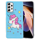 For Samsung Galaxy A33 5G Luminous TPU Protective Phone Case(Star Unicorn)