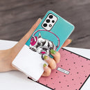 For Samsung Galaxy A33 5G Luminous TPU Protective Phone Case(Headset Dog)