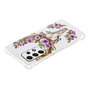 For Samsung Galaxy A33 5G Luminous TPU Protective Phone Case(Flower Deer)