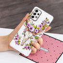 For Samsung Galaxy A33 5G Luminous TPU Protective Phone Case(Flower Deer)