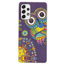 For Samsung Galaxy A33 5G Luminous TPU Protective Phone Case(Blue Owl)