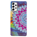 For Samsung Galaxy A53 5G Luminous TPU Protective Phone Case(Half-flower)