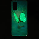 For Samsung Galaxy A53 5G Luminous TPU Protective Phone Case(Butterfly)