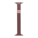 Milanese Small Waist Watch Band For Apple Watch Series 8&7 41mm / SE 2&6&SE&5&4 40mm / 3&2&1 38mm(Rose Pink)