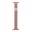 Milanese Small Waist Watch Band For Apple Watch Series 8&7 41mm / SE 2&6&SE&5&4 40mm / 3&2&1 38mm(Pink)
