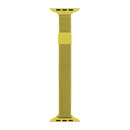 Milanese Small Waist Watch Band For Apple Watch Series 8&7 41mm / SE 2&6&SE&5&4 40mm / 3&2&1 38mm(Yellow)