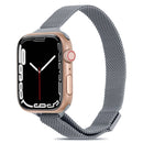 Milanese Small Waist Watch Band For Apple Watch Series 8&7 41mm / SE 2&6&SE&5&4 40mm / 3&2&1 38mm(Space Grey)