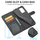 For Xiaomi 12 Pro/12S Pro LC.IMEEKE Calf Texture Leather Phone Case(Black)