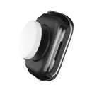 Electroplated PC Hollow Watch Protective Case For Apple Watch Series 7 41mm(Black)