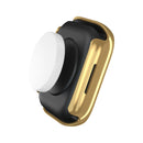Electroplated PC Hollow Watch Protective Case For Apple Watch Series 7 41mm(Gold)
