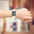 Electroplated PC Hollow Watch Protective Case For Apple Watch Series 7 41mm(Gold)