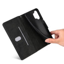 For Samsung Galaxy A32 4G Rivet Buckle 9 Cards Three Fold Leather Phone Case(Black)