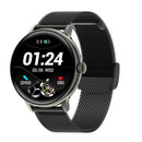 Q71 Pro 1.28 inch TFT Screen Steel Strap Smart Watch, Support Bluetooth Call / Menstrual Cycle Reminder(Black)