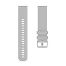 20mm Pockmarked Tonal Buckle Silicone Watch Band for Huawei Watch / Samsung Galaxy Watch(Grey)