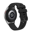 20mm Pockmarked Tonal Buckle Silicone Watch Band for Huawei Watch / Samsung Galaxy Watch(Black)