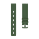 20mm Pockmarked Tonal Buckle Silicone Watch Band for Huawei Watch / Samsung Galaxy Watch(Army Green)