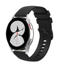 22mm Pockmarked Tonal Buckle Silicone Watch Band for Huawei Watch / Samsung Galaxy Watch(Navy Blue)