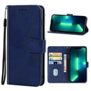 Leather Phone Case For iPhone 14 Max (Blue)