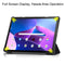 For Lenovo Tab M10 Plus 10.6 3rd Gen 2022 Custer Painted 3-Fold Holder Leather Tablet Case(Big Eye Me)