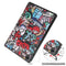 For Lenovo Tab M10 Plus 10.6 3rd Gen 2022 Custer Painted 3-Fold Holder Leather Tablet Case(Graffiti)