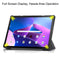 For Lenovo Tab M10 Plus 10.6 3rd Gen 2022 Custer Painted 3-Fold Holder Leather Tablet Case(Retro Tower)