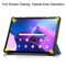 For Lenovo Tab M10 Plus 10.6 3rd Gen 2022 Custer Painted 3-Fold Holder Leather Tablet Case(Starry Sky)