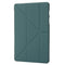 For Samsung Galaxy Tab S8 / S7 Deformation Silicone Leather Tablet Case(Dark Green)