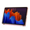 For Samsung Galaxy Tab S8 / S7 Deformation Silicone Leather Tablet Case(Dark Green)