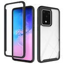 For Galaxy S20 Ultra Two-layer Design Shockproof PC + TPU Protective Case(Black)