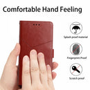 For Motorola Moto G22 Y Stitching Horizontal Flip Leather Phone Case(Brown)