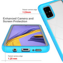 For Galaxy A51 Two-layer Design Shockproof PC + TPU Protective Case(Black)