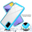 For Galaxy A51 Two-layer Design Shockproof PC + TPU Protective Case(Black)