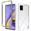 For Samsung Galaxy A71Two-layer Design Shockproof PC + TPU Protective Case (White)