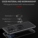 For vivo X80 Pro Metal Ring Holder 360 Degree Rotating TPU Phone Case(Black Gold)