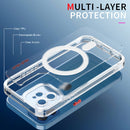 For iPhone 12 mini Cat-eye TPU + Acrylic Magsafe Phone Case (Purple)