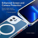 For iPhone 12 mini Cat-eye TPU + Acrylic Magsafe Phone Case (Purple)