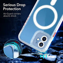 For iPhone 12 mini Cat-eye TPU + Acrylic Magsafe Phone Case (Purple)
