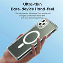 Cat-eye TPU + Acrylic Magsafe Phone Case For iPhone 11 Pro(Red)