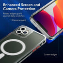 Cat-eye TPU + Acrylic Magsafe Phone Case For iPhone 11 Pro(Black)