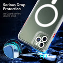 Cat-eye TPU + Acrylic Magsafe Phone Case For iPhone 11 Pro(Black)