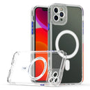 Cat-eye TPU + Acrylic Magsafe Phone Case For iPhone 11 Pro(Blue)