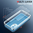 Cat-eye TPU + Acrylic Phone Case For iPhone XR(Red)