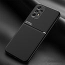 For Samsung Galaxy A13 4G Classic Tilt Magnetic PC + TPU Phone Case(Black)