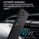 For Samsung Galaxy A13 4G Classic Tilt Magnetic PC + TPU Phone Case(Blue)