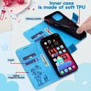 For Motorola Moto G22 Embossing Rose Couple Leather Phone Case(Blue)