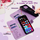 For Motorola Moto G22 Embossing Rose Couple Leather Phone Case(Purple)