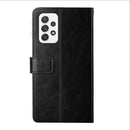 For Samsung Galaxy A23 4G Y Stitching Horizontal Flip Leather Phone Case(Black)