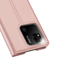 For Xiaomi Redmi 10A DUX DUCIS Skin Pro Series PU + TPU Leather Phone Case(Rose Gold)